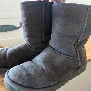 Short Ugg Boots - Grey